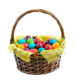 Basket of fresh eggs - Free Stock Image