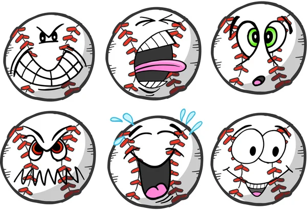 Baseball emotion Sports Icon Vector Illustration — Stock Vector