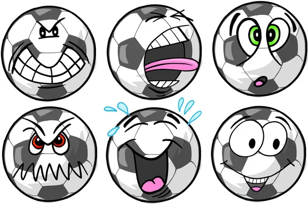 Emoção de futebol Sports Icon Vector Illustration — Vetor de Stock
