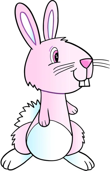 可爱复活节春天兔子 — 图库矢量图片