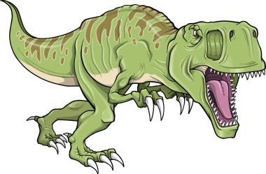 Tyrannosaurus dinozor vektör çizim