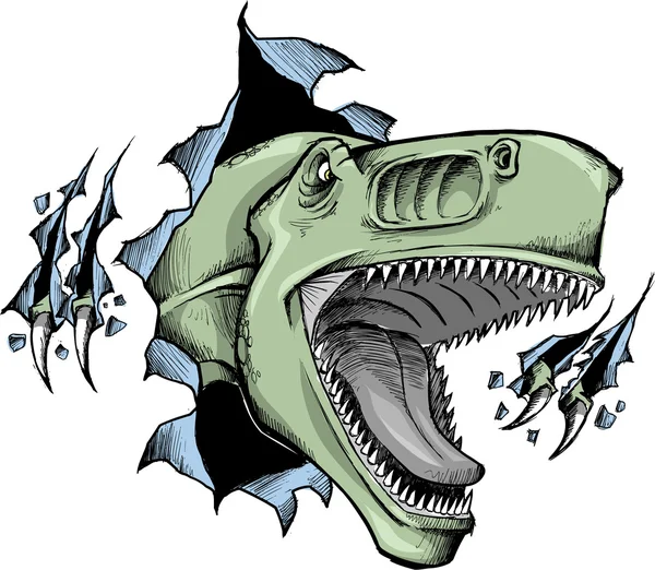 Tyrannosaurus Dinosaur Ilustração vetorial —  Vetores de Stock