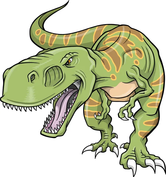 Tyrannosaurus dinosaur vectorillustratie — Stockvector