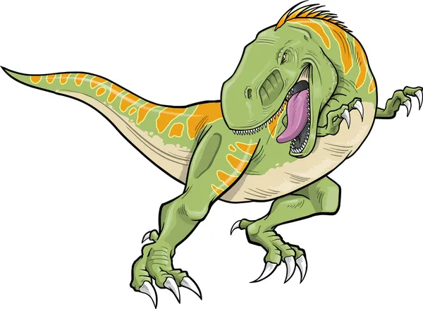 Illustration vectorielle des dinosaures du Tyrannosaure — Image vectorielle