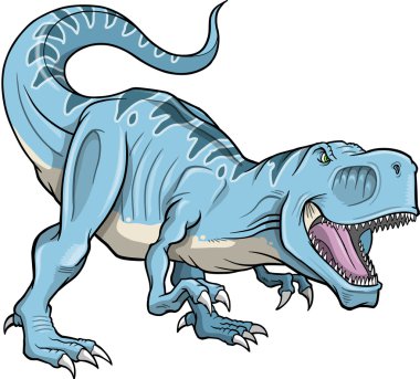 Tyrannosaurus Dinosaur Vector Illustration clipart