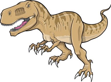 Tyrannosaurus dinozor vektör çizim