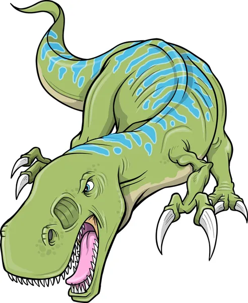 Tyranozaur dinozaur ilustracja wektorowa — Wektor stockowy