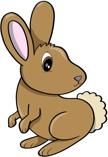 Bunny tavşan vektör çizim — Stok Vektör
