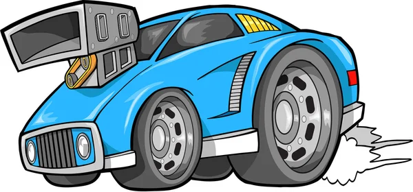 Auto stradale veicolo vettoriale illustrazione arte — Vettoriale Stock