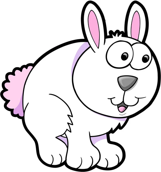 Wielkanoc królik wektorowych ilustracji sztuki zwierząt domowych — Wektor stockowy