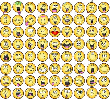 Emoticons emotion Icon Vectors clipart