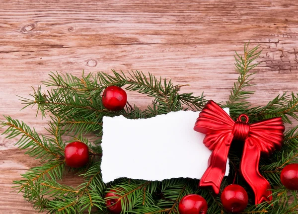 Red christmas wreath — Stock Photo, Image