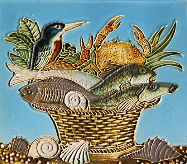 Sztuka ceramika płytki — Zdjęcie stockowe