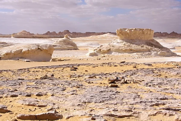 Bílá poušť, egypt — Stock fotografie