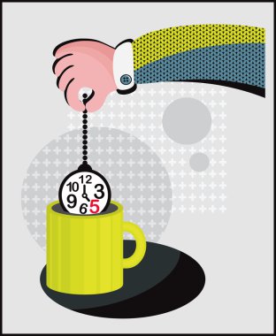 Tea time. clipart