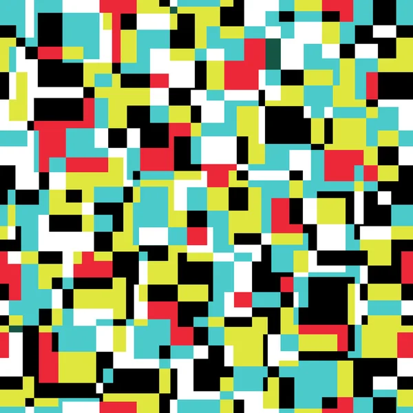 Naadloze abstracte textuur met rechthoeken. — Stockvector