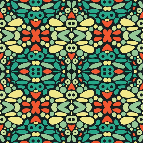 Seamless psychedelic pattern. — Stock Vector