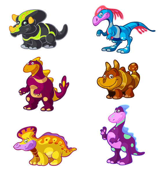 Dino _ vector _ set _ 01 _ ink
