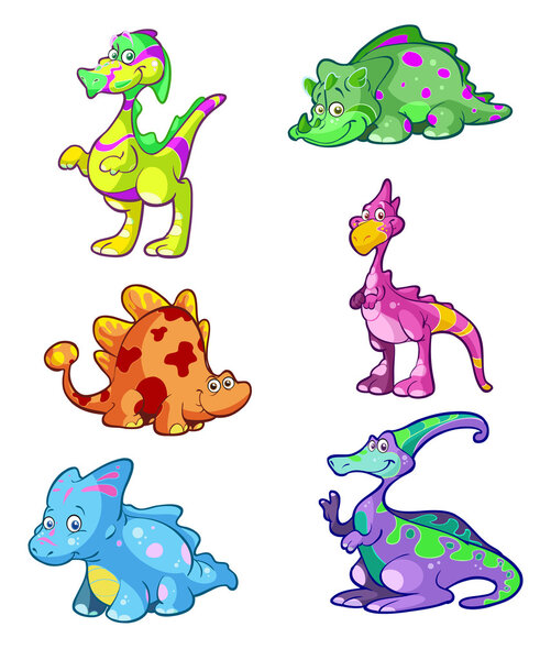 Dino _ vector _ set _ 02 _ color _ 02
