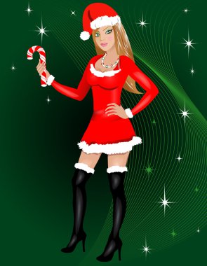 Sexy Santa clipart