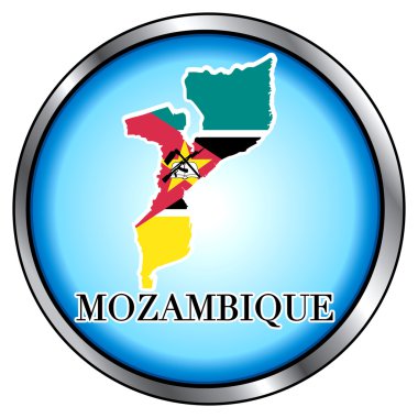 Mozambik yuvarlak düğmesi