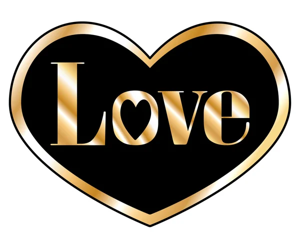 Кнопка любви сердца — стоковый вектор