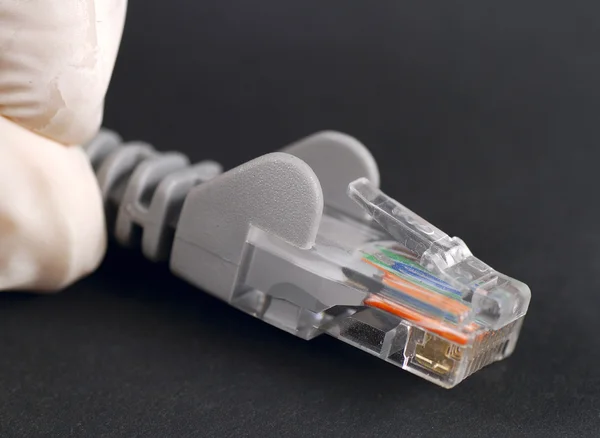 Conectores Ethernet — Foto de Stock