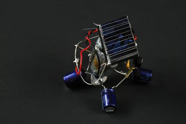 Сонячна енергія робот — стокове фото