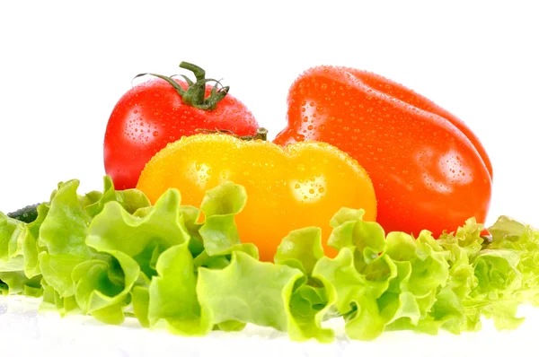 Fresh vegetable isolated on white background — Stock Photo, Image