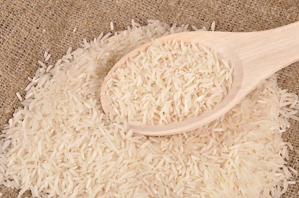 Рис на полотні — стокове фото