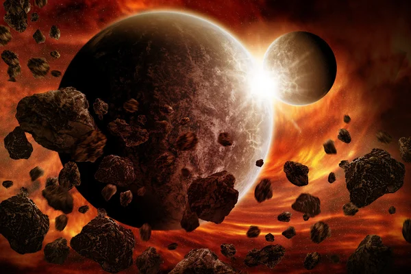 Planet Erde Apokalypse — Stockfoto