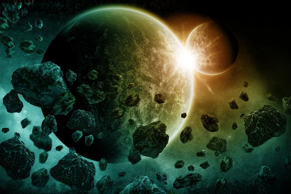 Planeta Terra apocalipse — Fotografia de Stock