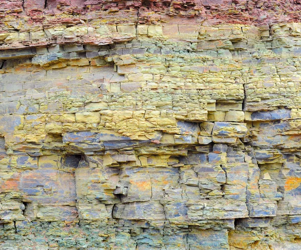 Hintergrund ist die Struktur von Sandstein, devonischen Steinen — Stockfoto