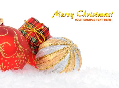 Christmas balls clipart