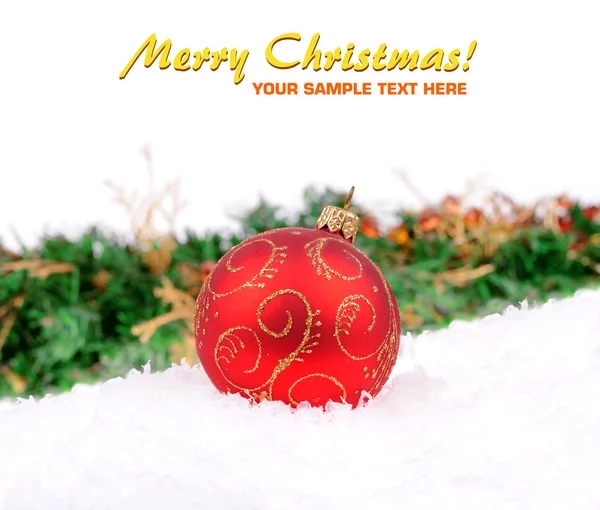 Karácsonyi dekoráció baubles — Stock Fotó