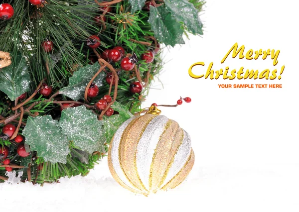 Karácsonyi ünnepi dekoráció — Stock Fotó