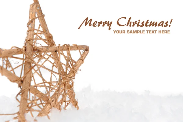 Dekorativ julstjärna — Stockfoto