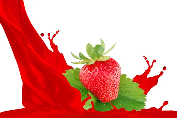 Succo di fragola — Foto Stock