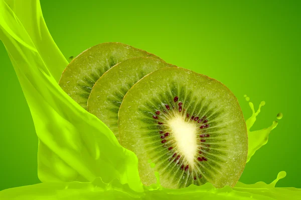 Kiwi šťáva — Stock fotografie