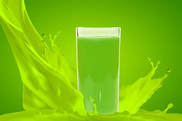 Juice in glass — Stock Photo, Image