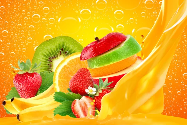 Mezcla de frutas — Foto de Stock