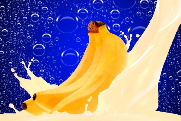 Zumo de plátano — Foto de Stock