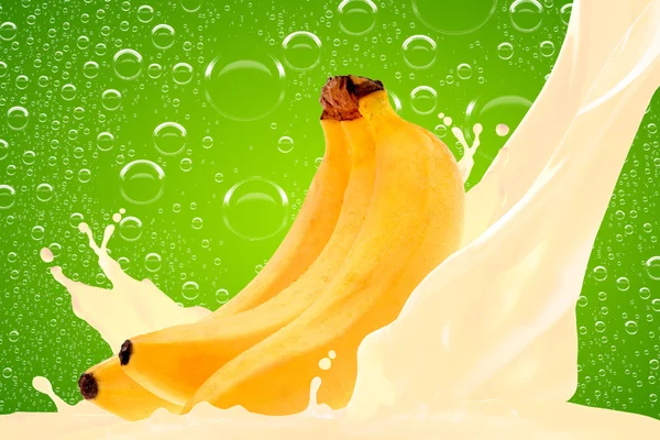 Banánová šťáva — Stock fotografie
