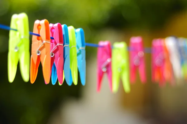 stock image Multicolored clothes pin