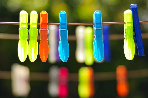 stock image Multicolored clothes pin