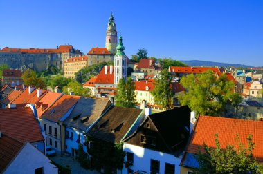 Cesky Krumlov view clipart