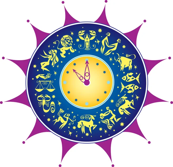 Horoskop czas — Wektor stockowy