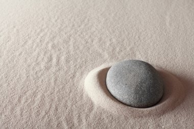 Zen meditation stone clipart