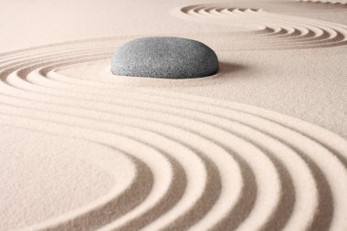 Japanese zen garden clipart