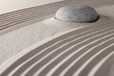 Zen meditation garden clipart